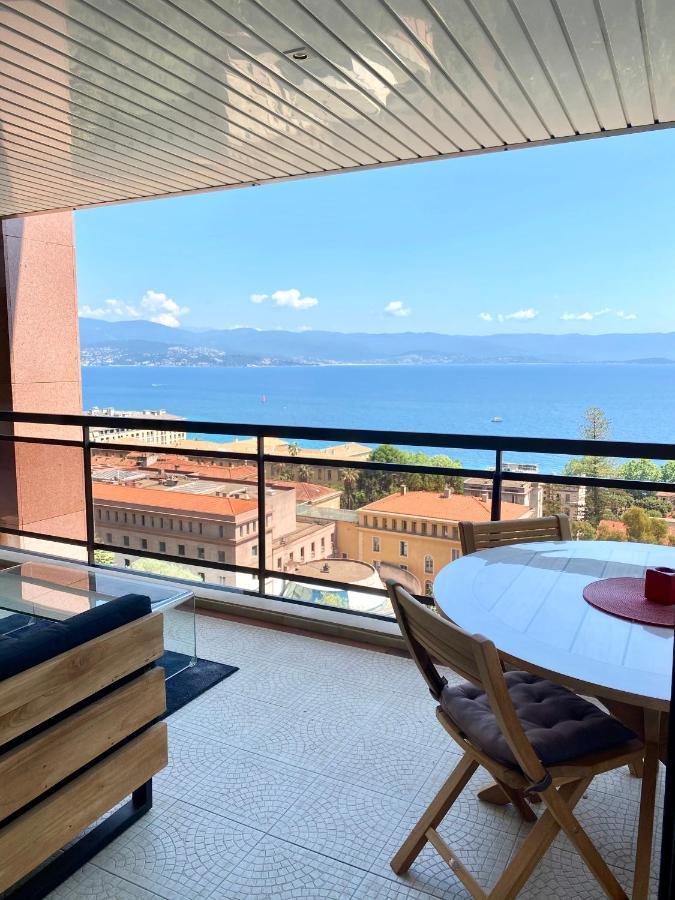 Grand T2 Standing Ajaccio Proche Centre Et Plages Vue Panoramique Parking Prive Exterior foto
