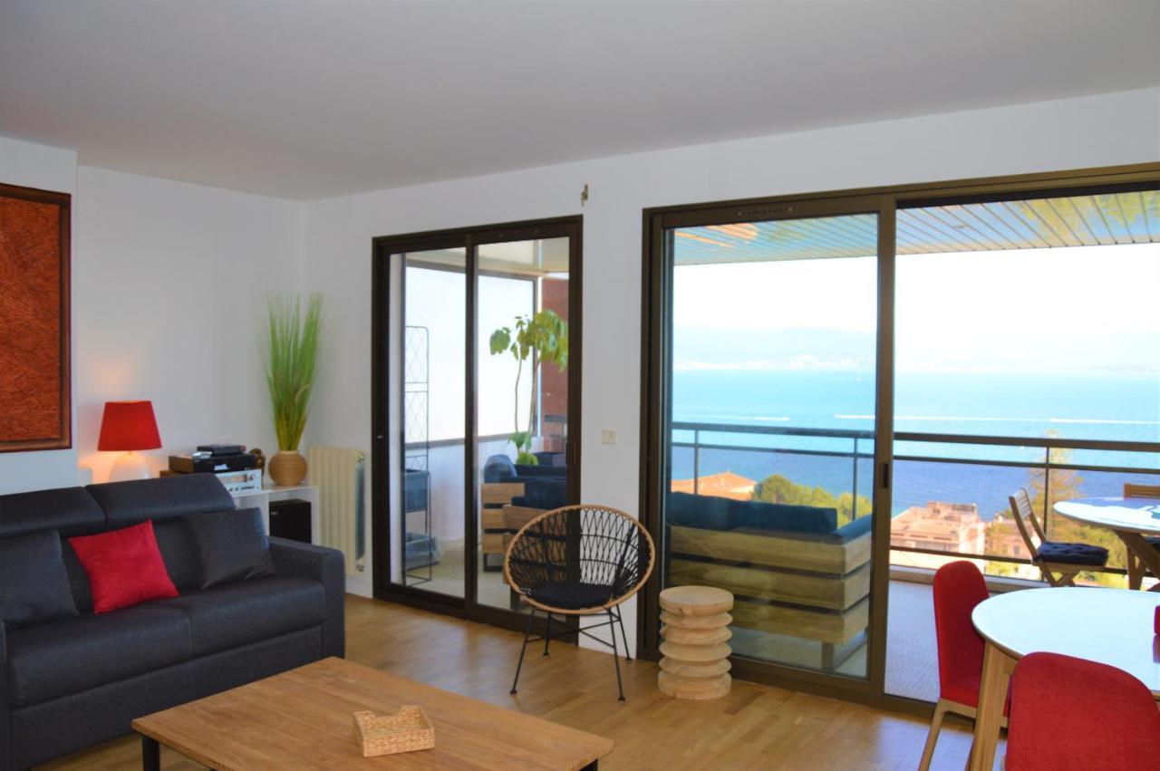 Grand T2 Standing Ajaccio Proche Centre Et Plages Vue Panoramique Parking Prive Exterior foto